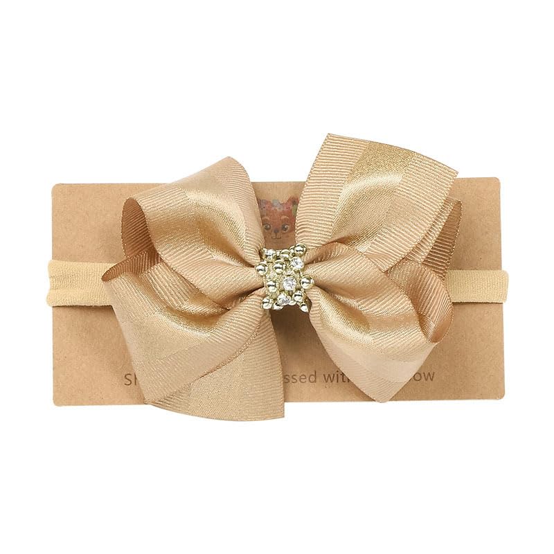 Yheahin crystal crown headband front view for chic party wear