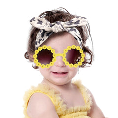 Yheahin baby headband with yellow bow, perfect for daily outfits