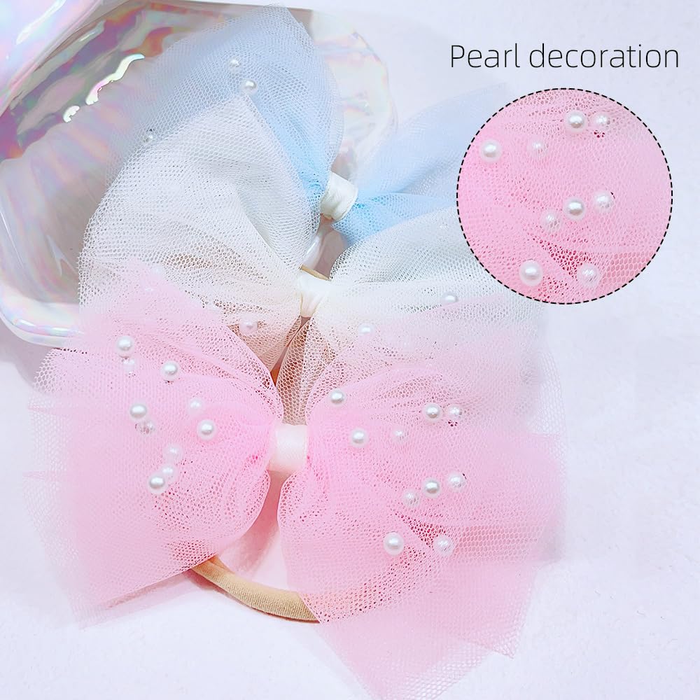 Yheahin bow-knot crystal-detail headband; subtle sparkle for outfits.