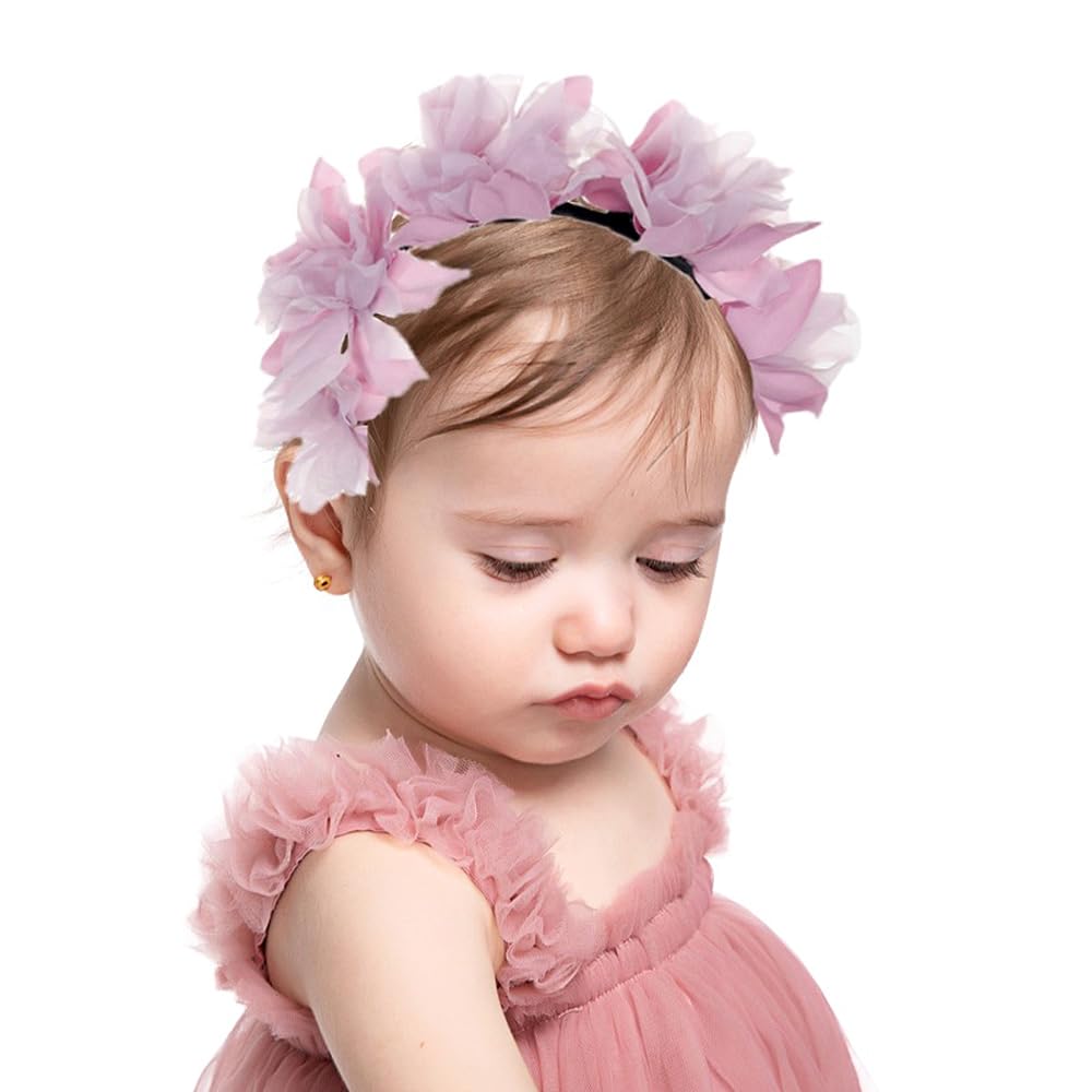 Yheahin bridal headpiece for baby adds delicate charm to special occasions.