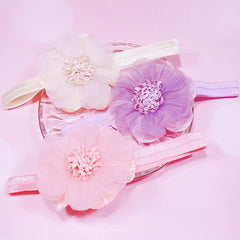 Yheahin floral headband for christening and baptism moments