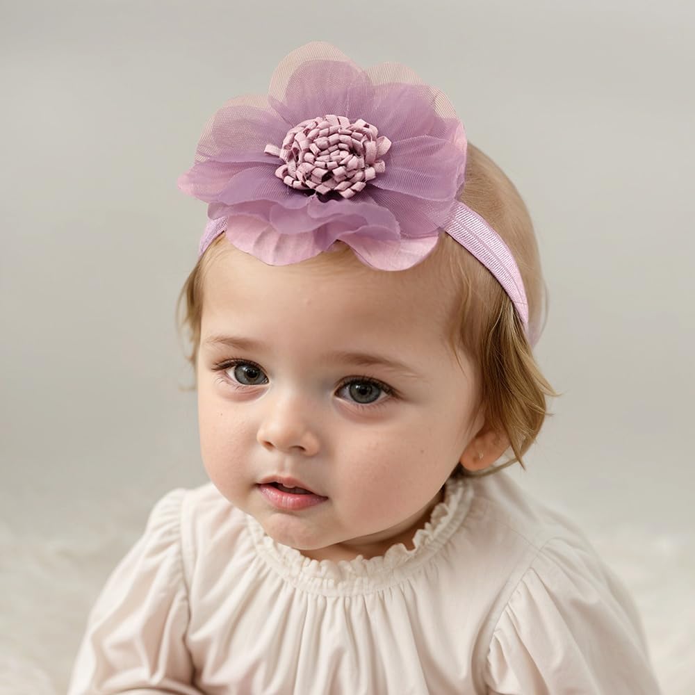 Yheahin flower headband machine washable for easy care