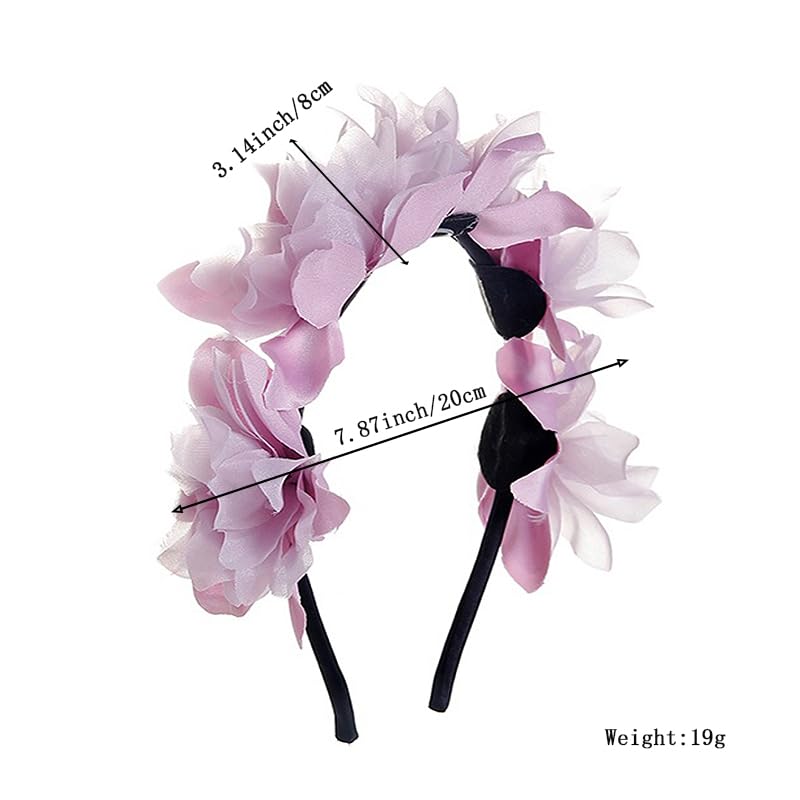 Yheahin soft chiffon gauze headband offers gentle comfort during wear.