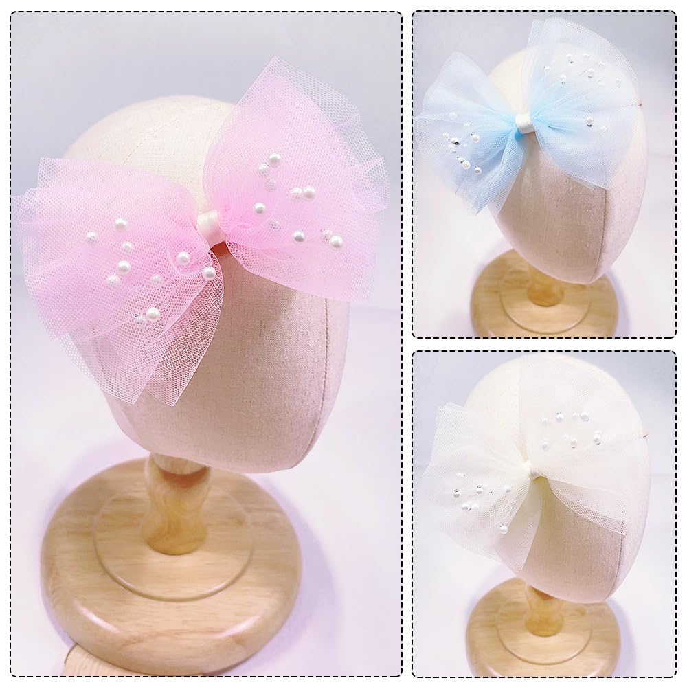 Yheahin toddler bow headband; 15-20 inch size for growing kids.