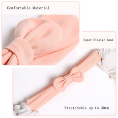 Yheahin turban-style headwrap in green, versatile for newborn to toddler outfits.