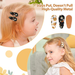 YHXX YLEN 1.5in mini barrettes displayed for little girls.