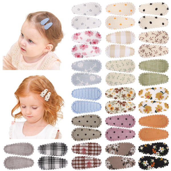 YHXX YLEN 40pc toddler hair clips in a colorful set for versatile styling.