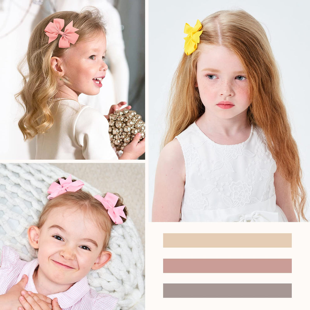 YHXX YLEN color-variety bows enable quick outfit coordination.