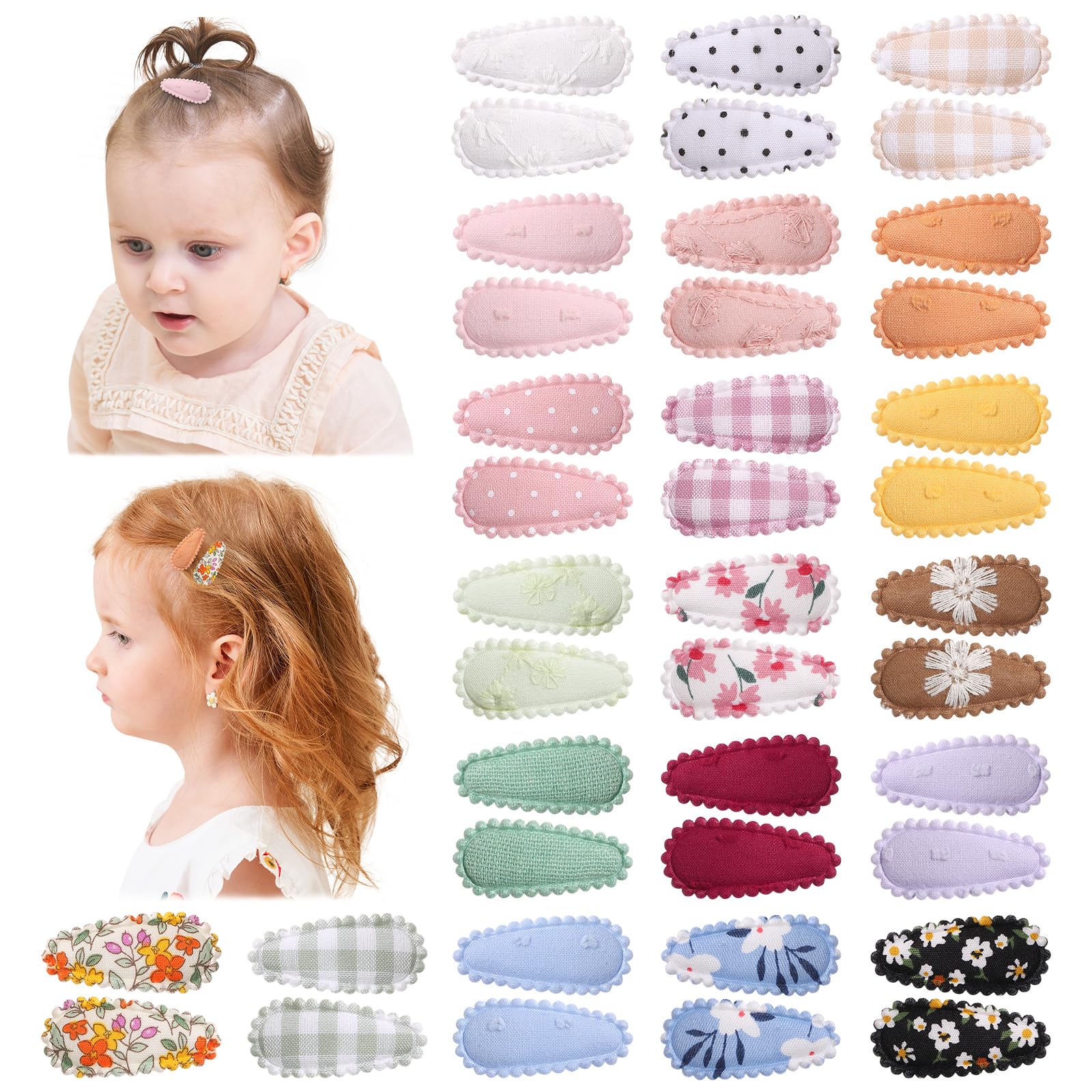 YHXX YLEN flowery-patterns clips brighten daily outfits with secure hold