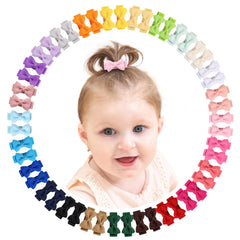 YHXX YLEN fully lined mini hair clip package with color variety for easy outfit matching