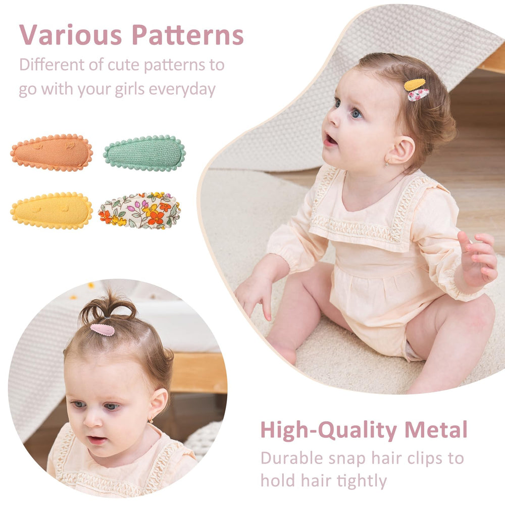 YHXX YLEN leopard-pattern clips offer bold accents for little outfits