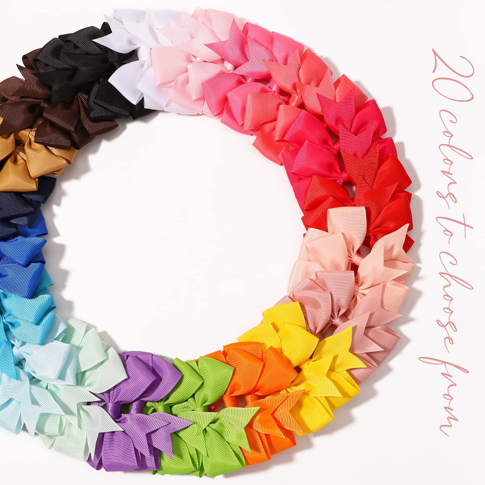 YHXX YLEN toddler hair bows on pigtails brighten everyday looks.