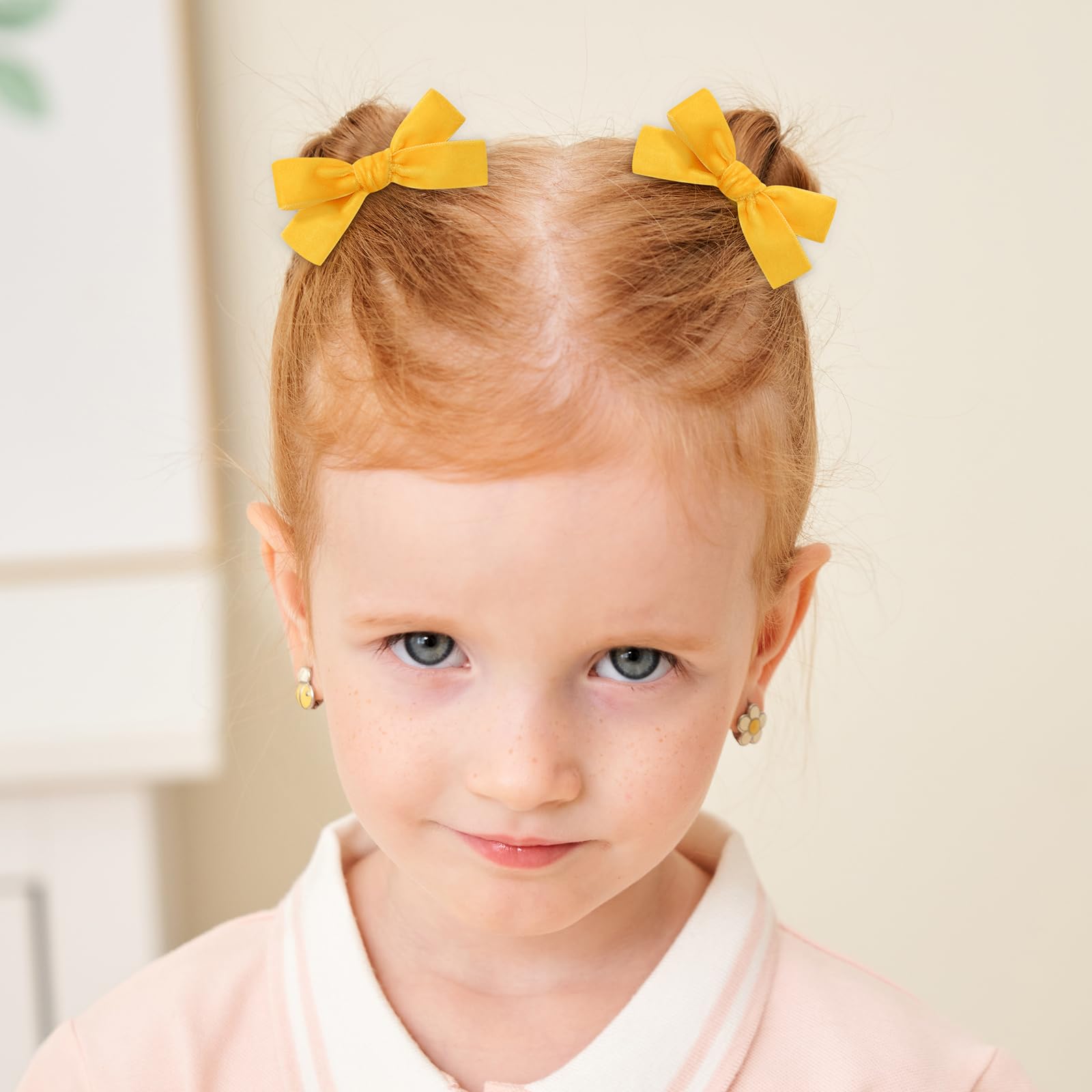 YHXX velvet hair bow lavender adds charm with secure grip