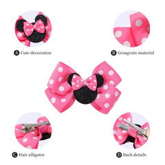 YHXX YLEN 3 inch bows on sturdy alligator clips
