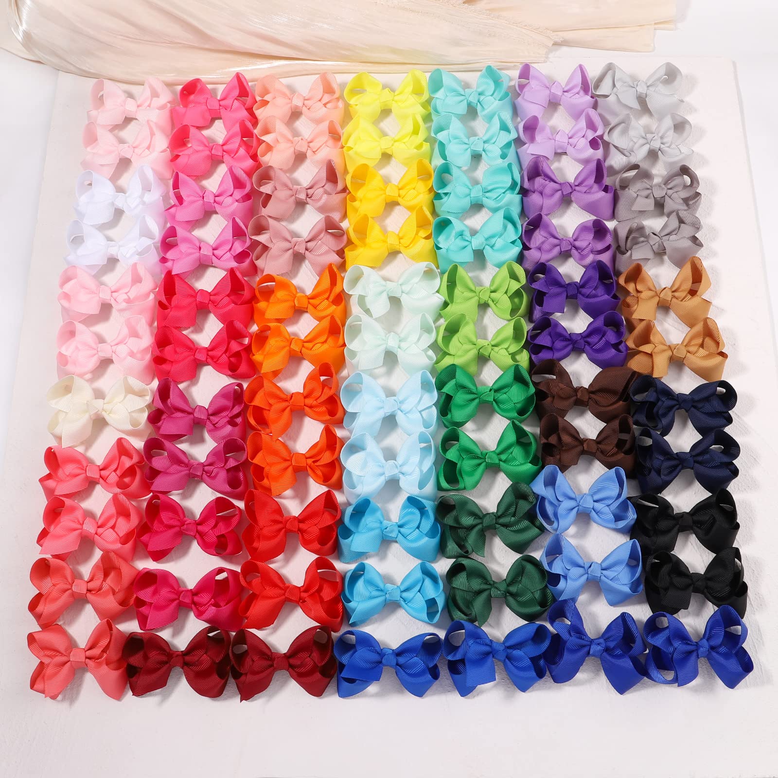 YHXX YLEN 3-inch bows add color for photoshoots and daily wear.