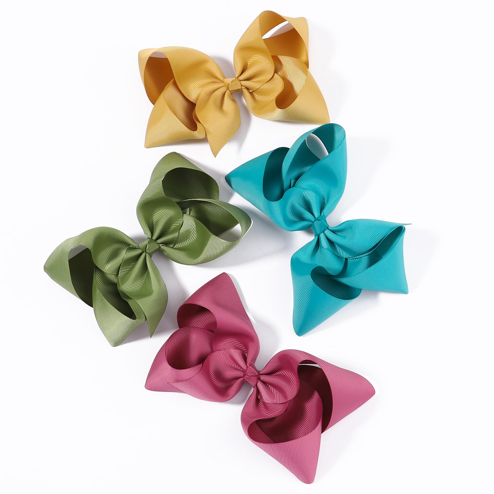 YHXX YLEN yellow 6-inch bow with clip bright accessory for photos