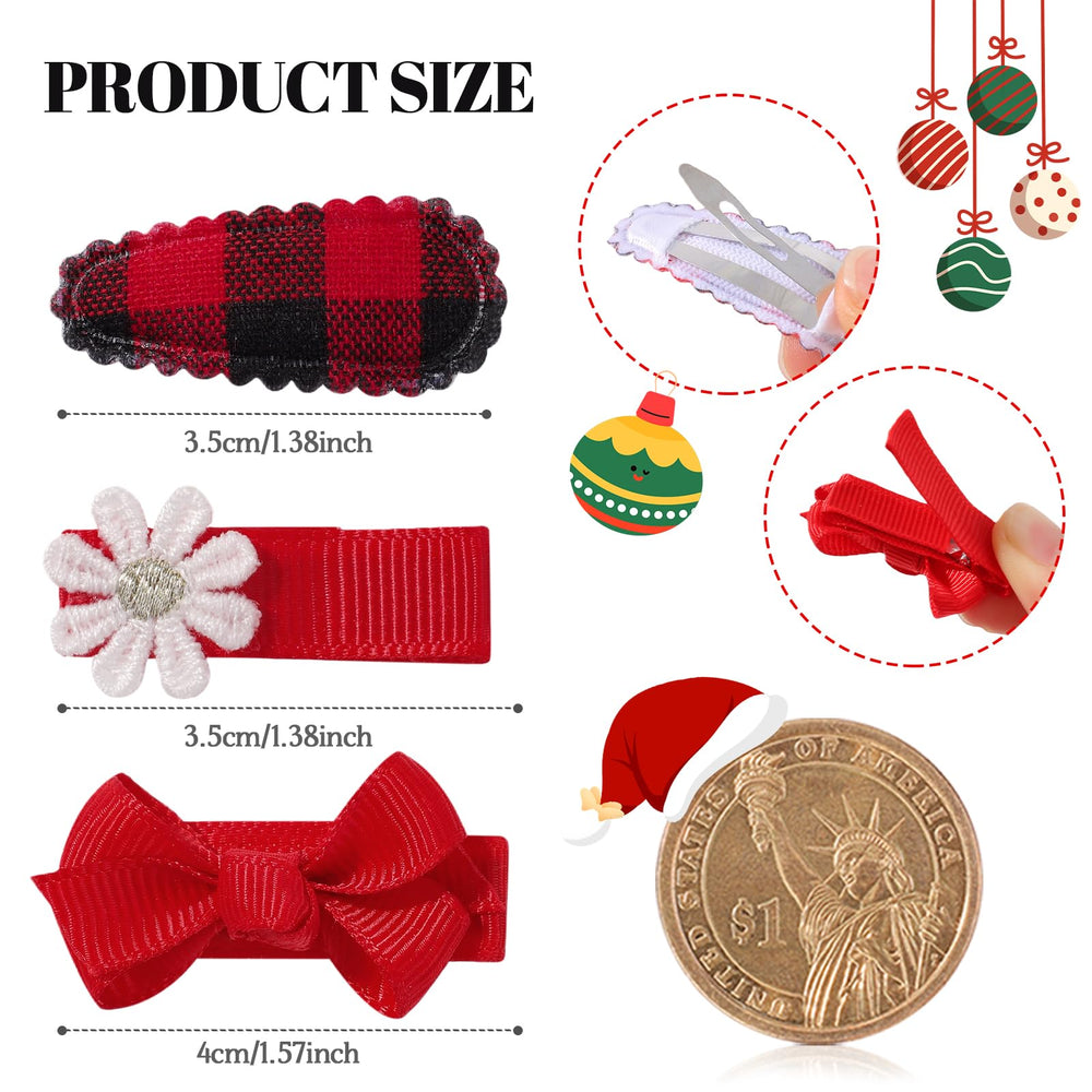 YHXX YLEN fabric-covered snap clip gently grips delicate hair.