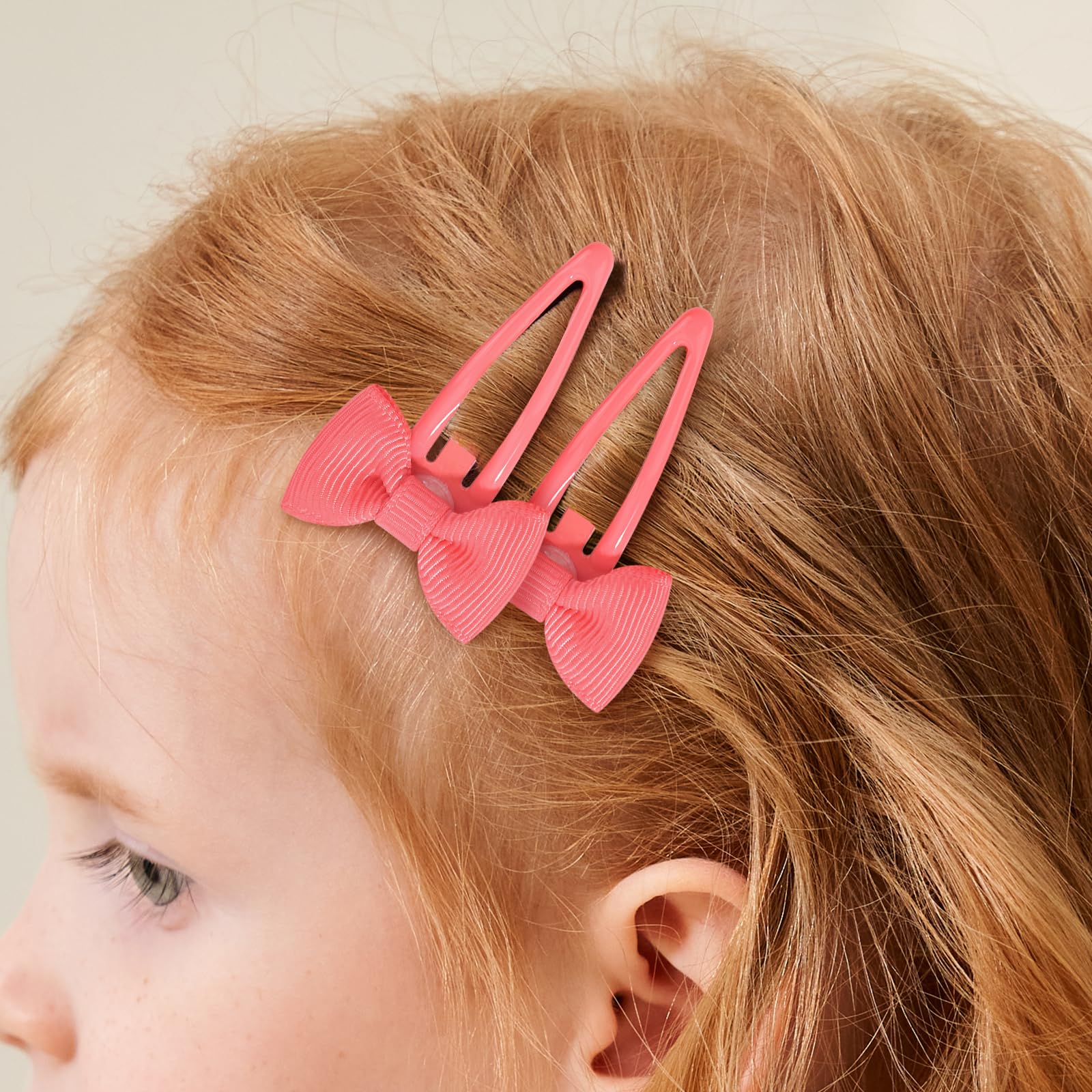 YHXX YLEN hair bows clip colorful palette 07 sturdy metal clips for active play.