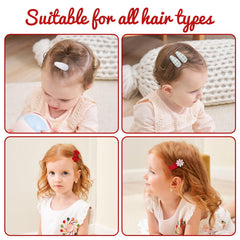 YHXX YLEN non-slip snap barrette secures all-day wear.