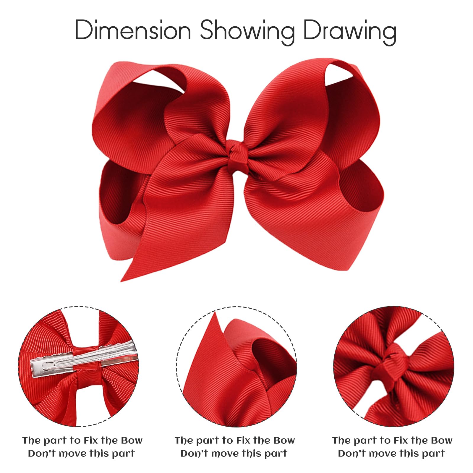 YHXX YLEN toddler hair accessories clip bows keep hair tidy during play