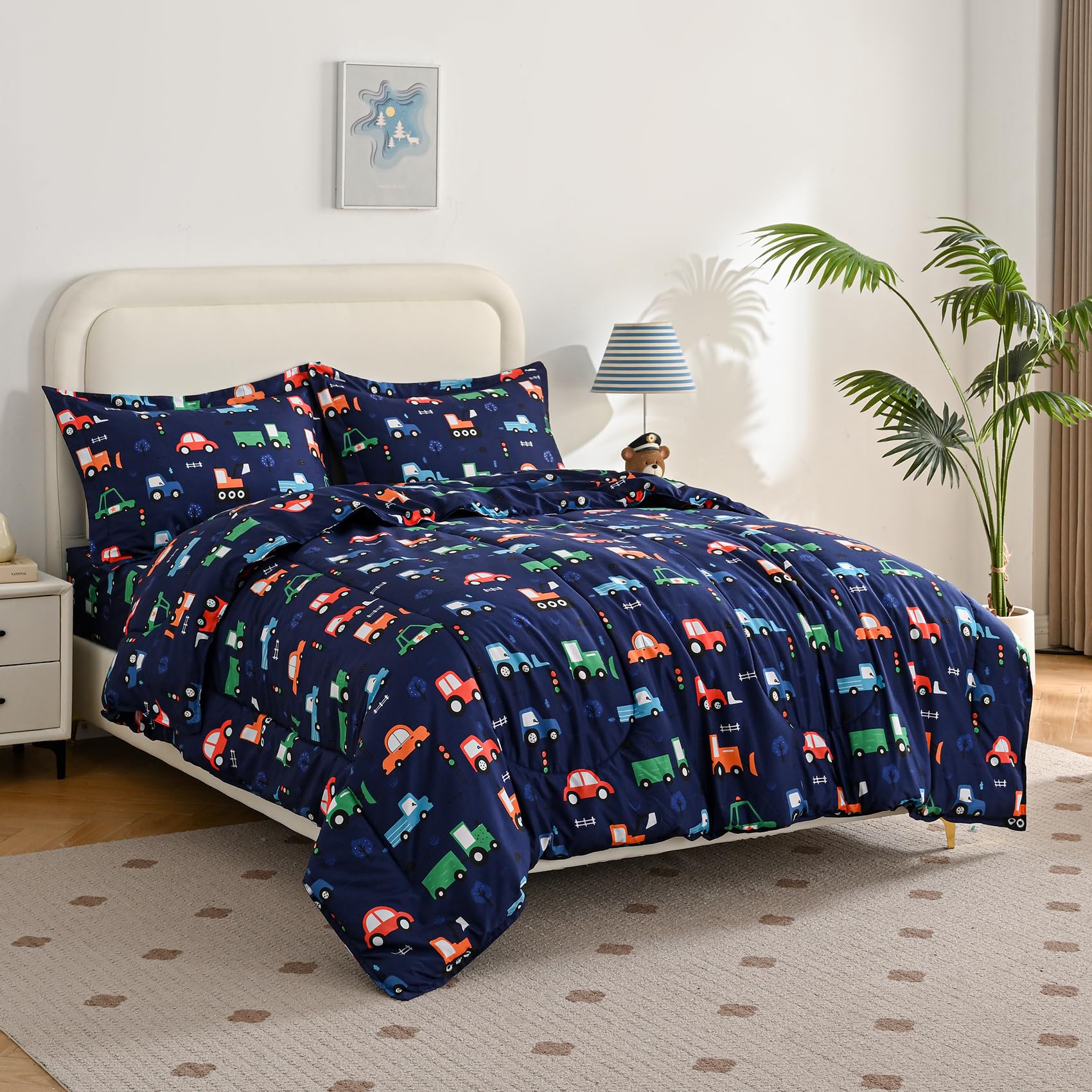 Yibeizi machine washable toddler bedding simplifies cleanup after spills
