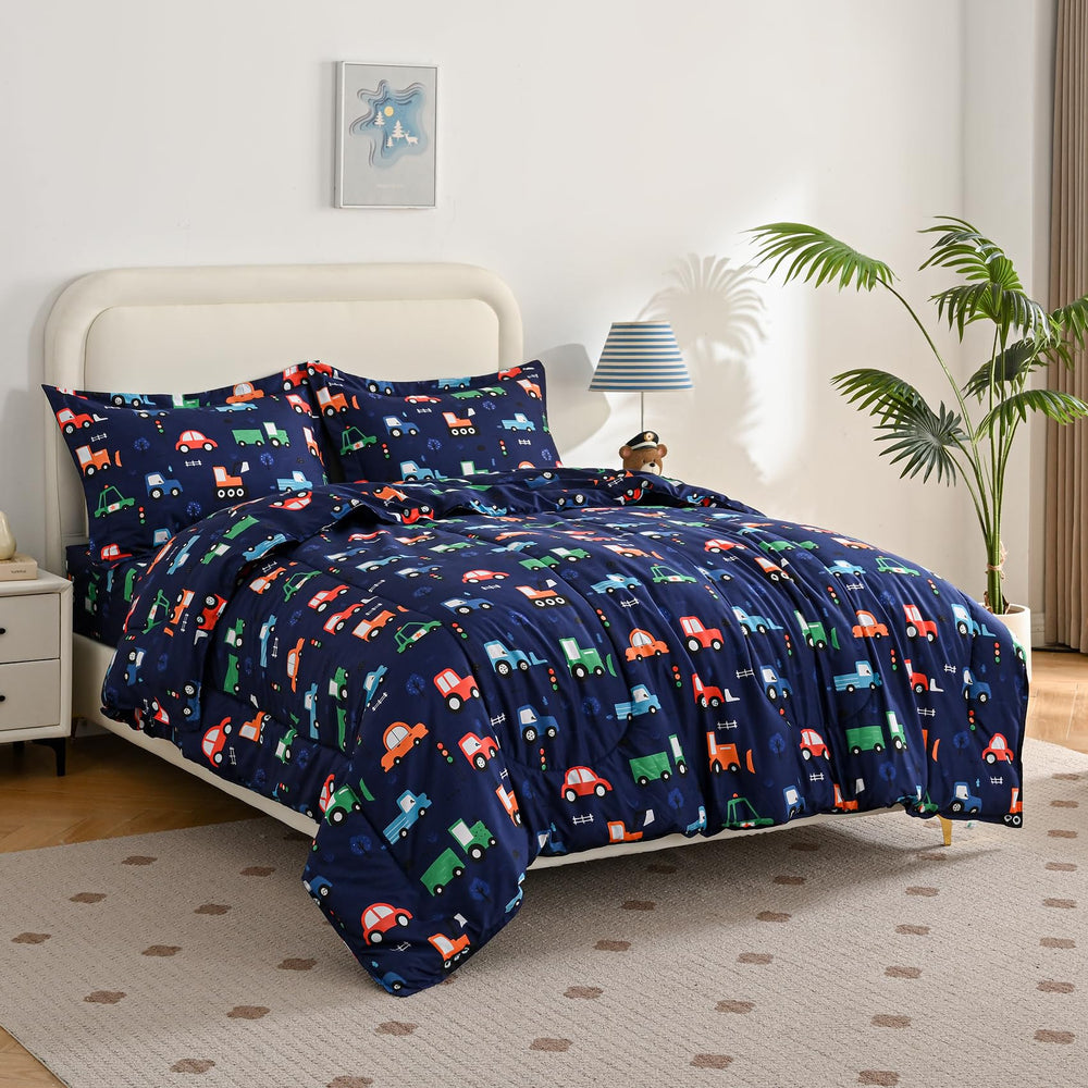 Yibeizi machine washable toddler bedding simplifies cleanup after spills