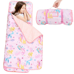 Yierchoo nap mat rolled for easy transport and storage.