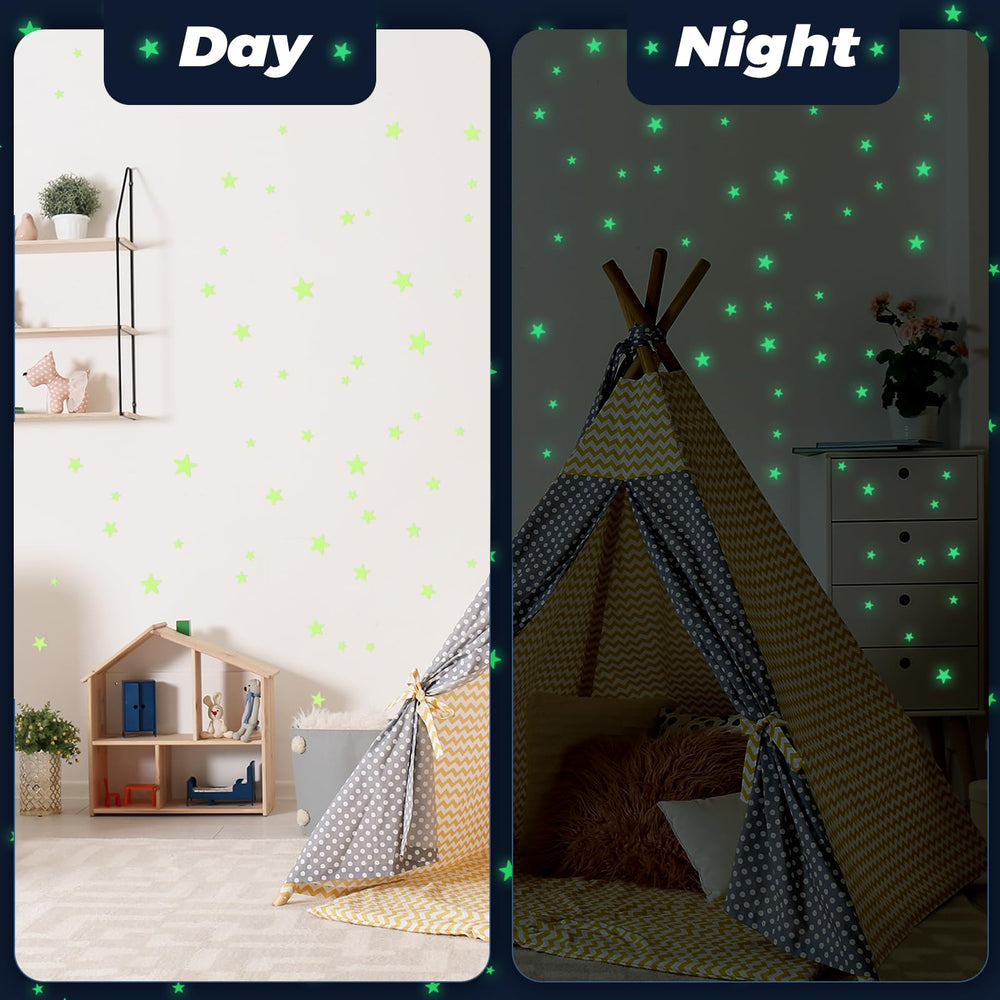 Yiifell glow stars illuminate a soft night sky for bedtime calm