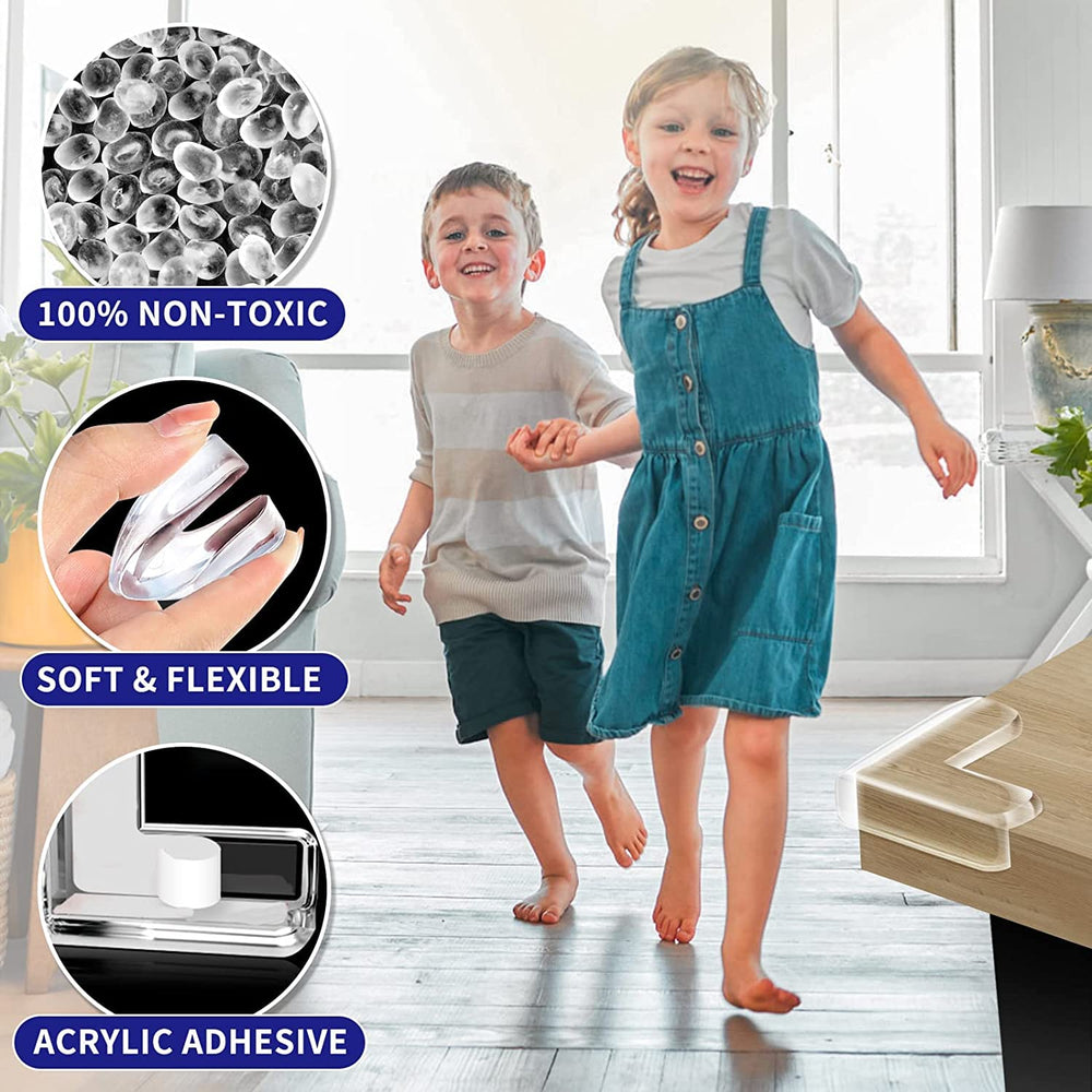 YIIFELL transparent corner protector preserves furniture aesthetics while guarding edges.
