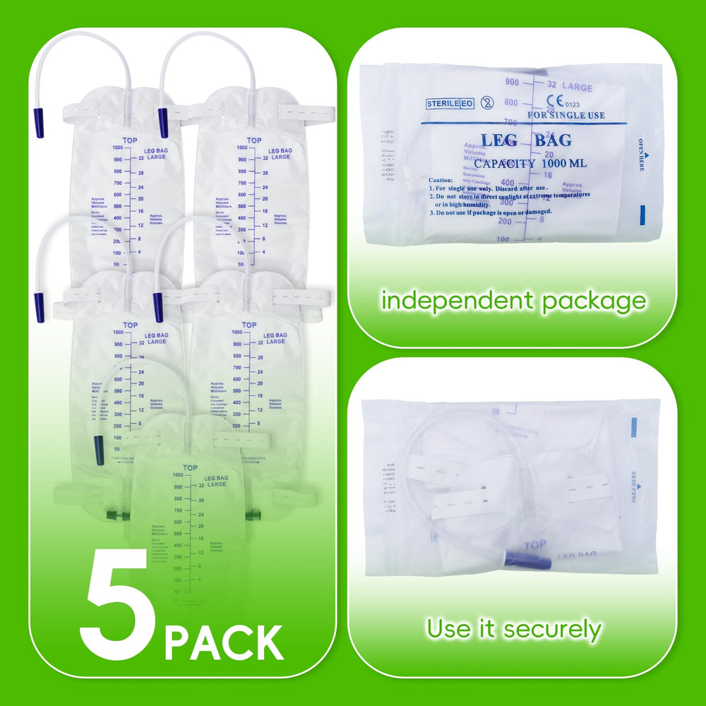 Yiisin 5-pack packaging emphasizes ready-to-use, individually wrapped delivery.