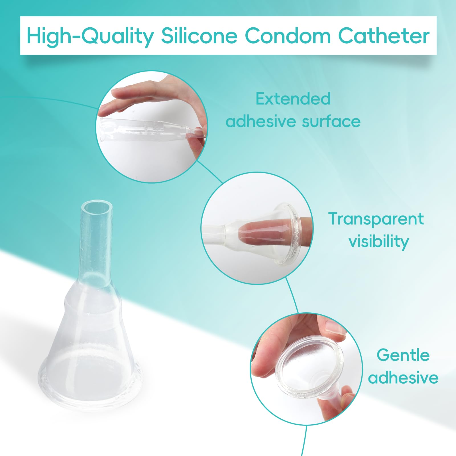 Yiisin large self-adhesive area provides secure fixation and easy application