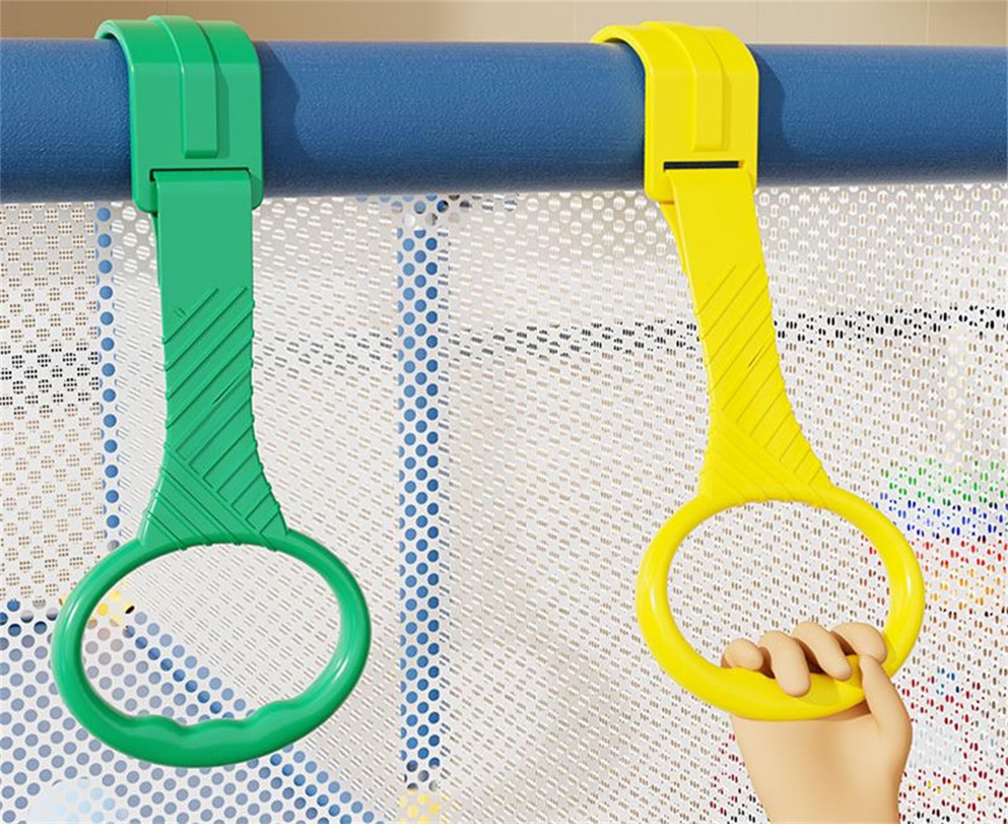 YIKANGHENG yellow crib pull ring for colorful standing practice