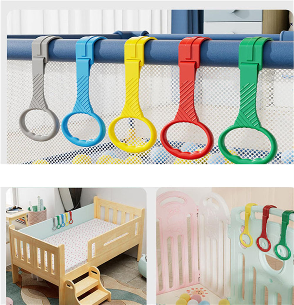 YIKANGHENG multicolor pull rings pack for versatile crib and playpen use