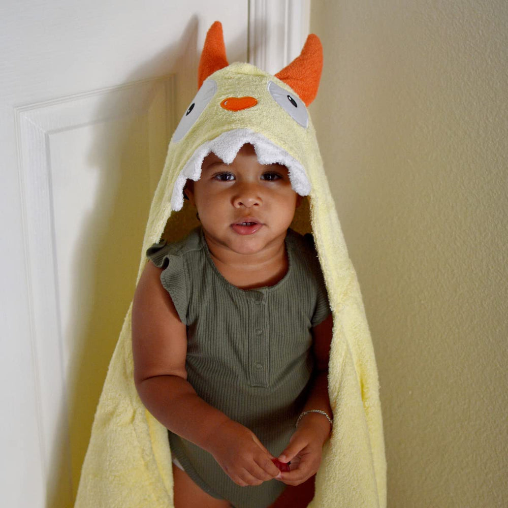 Yikes Twins 50x27 inch toddler towel grows with child