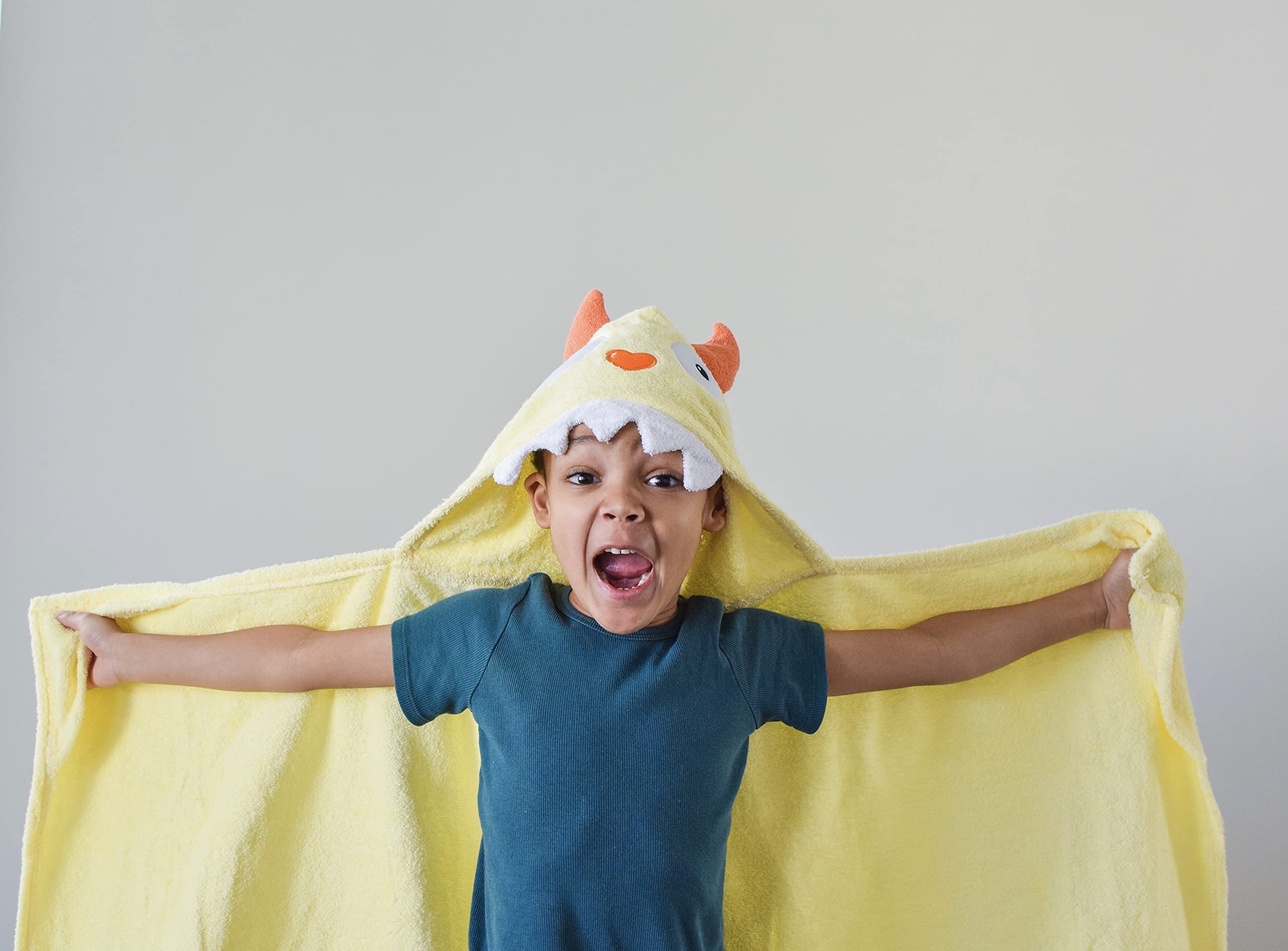 Yikes Twins baby shower gift towel with playful style