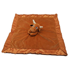 Yikes Twins Longhorn Lovey double-thick satin edging for enhanced comfort
