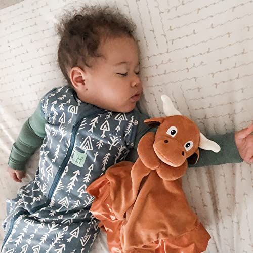 Yikes Twins Longhorn Lovey machine washable for easy cleanup