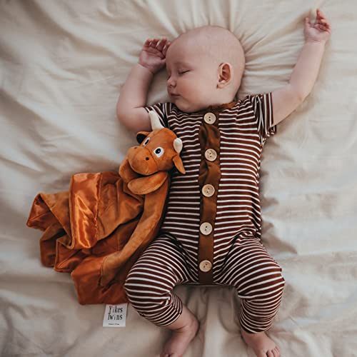Yikes Twins Longhorn Lovey is a versatile unisex gift idea for babies