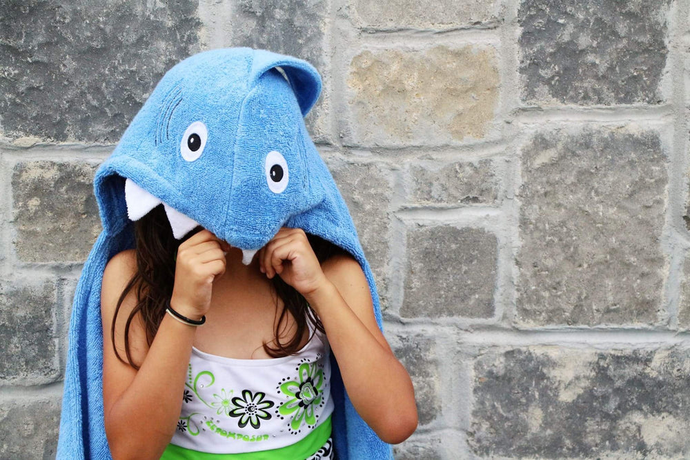 Yikes Twins soft cotton terry fabric providing gentle drying and comfort.