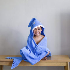 Yikes Twins large toddler towel 50x27 inches for growing kids.