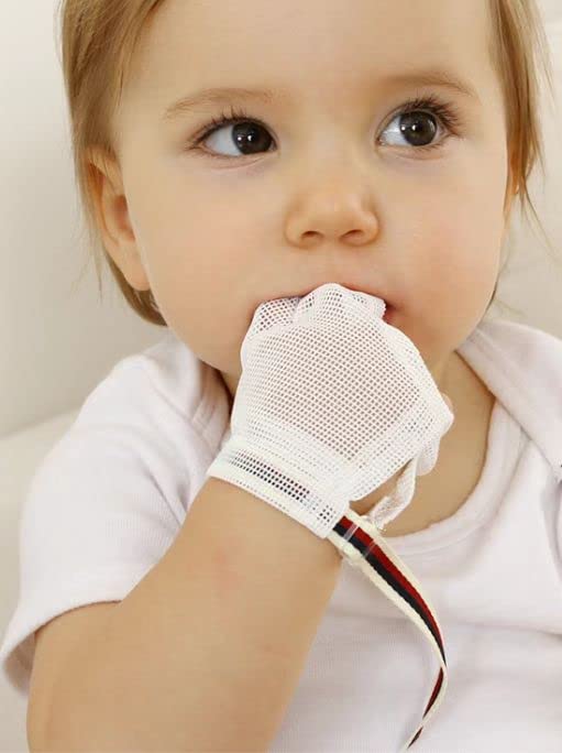 YILIUJIU thumb-sucking stop gloves with adjustable straps for a personalized fit