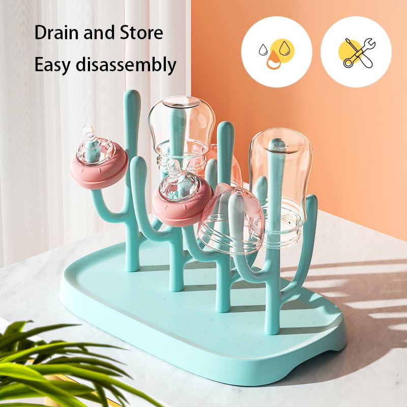 YilulvDeng pink drying rack features non-slip pattern for stable use.