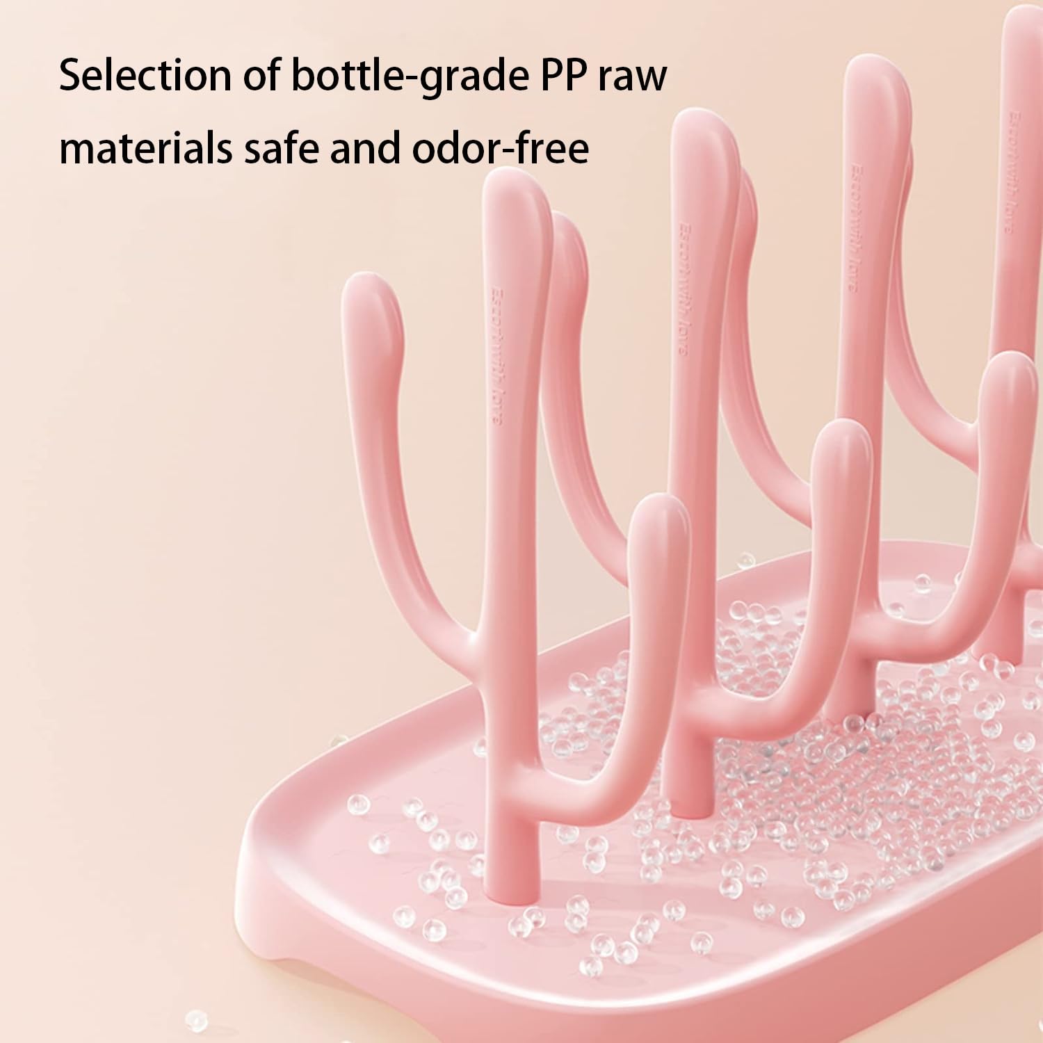 YilulvDeng pink drying rack is easy to clean and reusable.