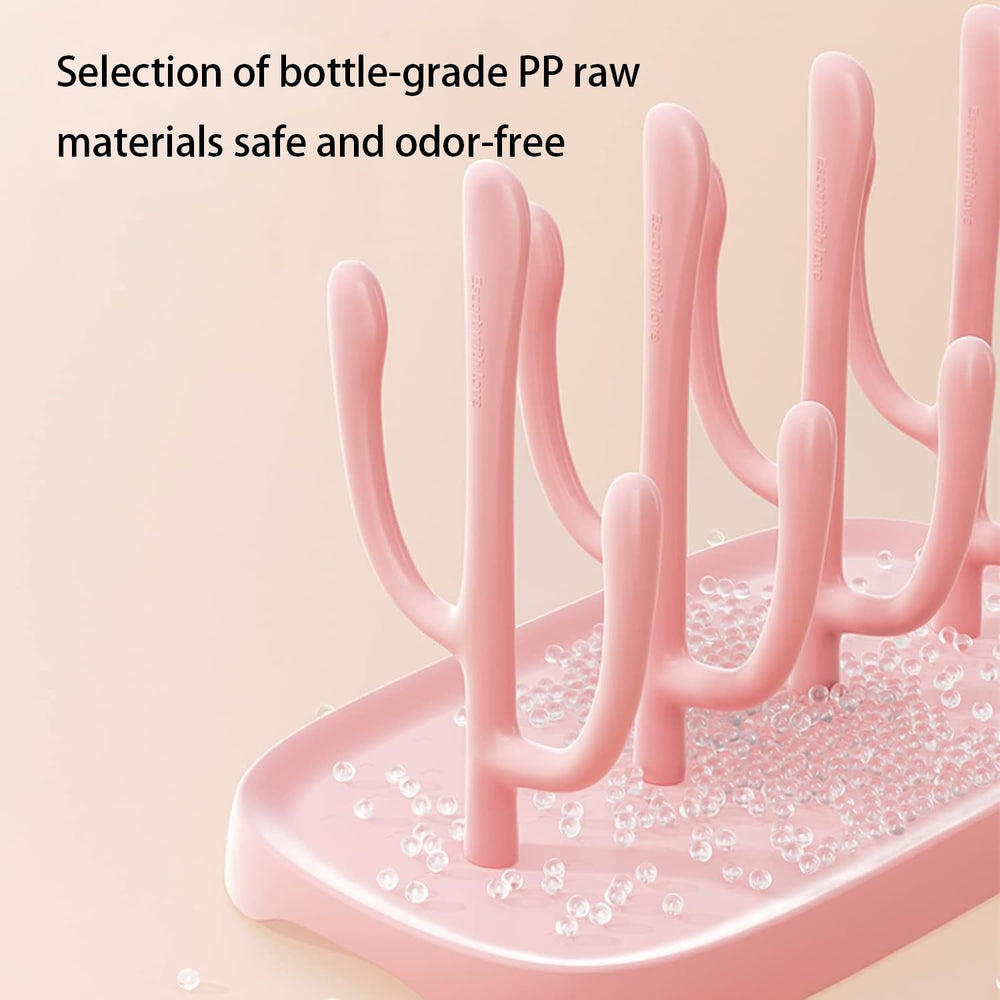YilulvDeng pink drying rack is easy to clean and reusable.