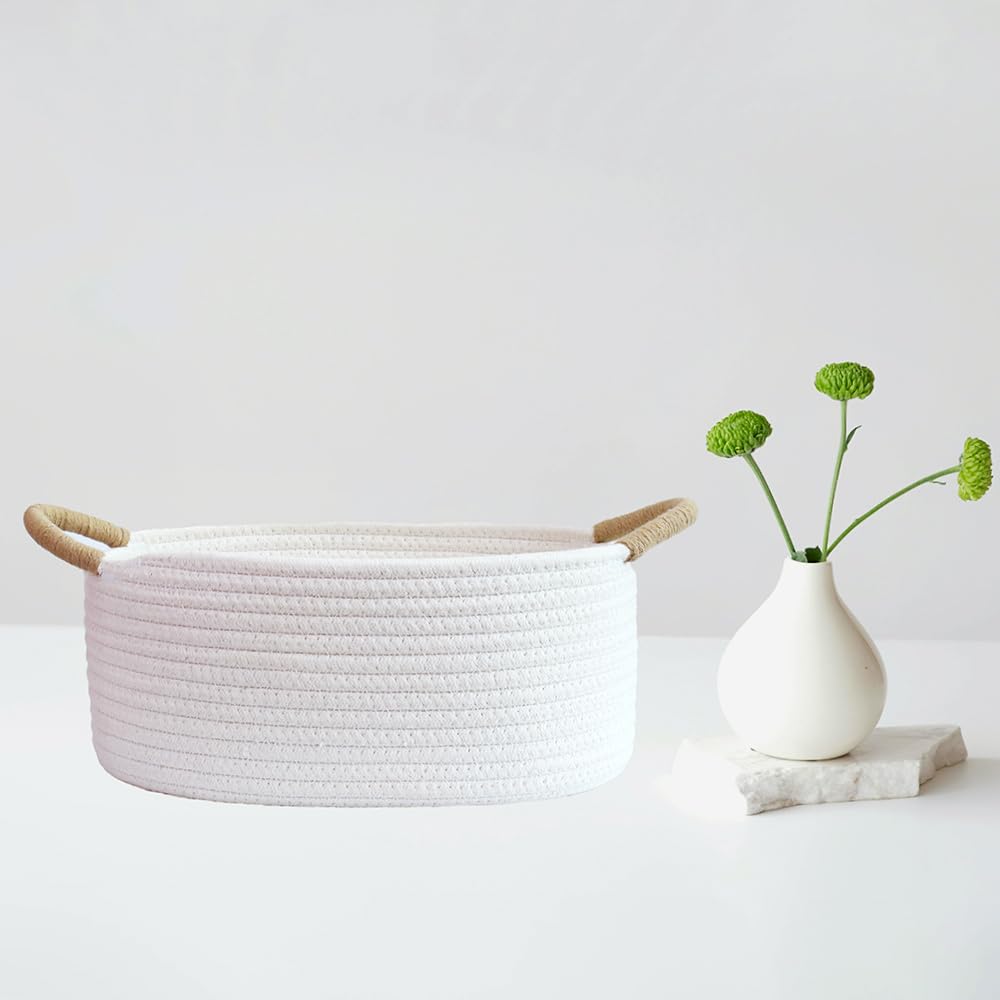 Yimi's Dream decor basket on shelf or table for tidy organization