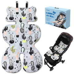Yinbly Baby Gel Cooling Pad on car seat delivers gentle, refreshing cooling for hot rides.
