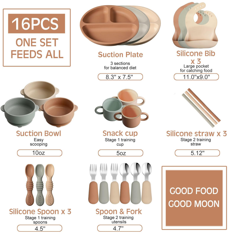 Yinder divided suction design keeps foods separate and tidy