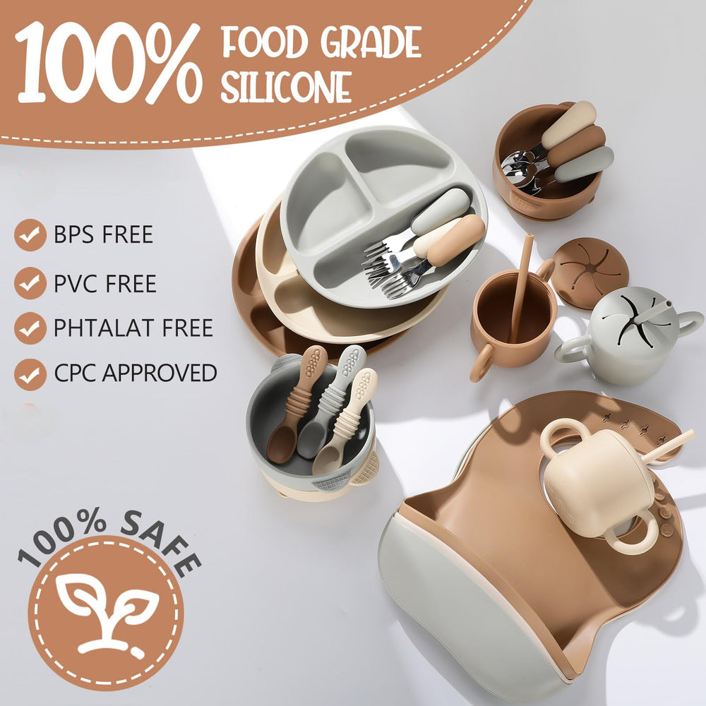 Yinder soft bowl supports self-feeding with baby-friendly edges
