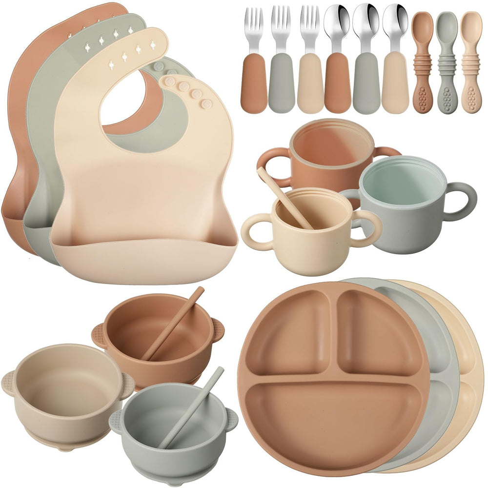 Yinder silicone suction plate keeps meals stable and reduces spills