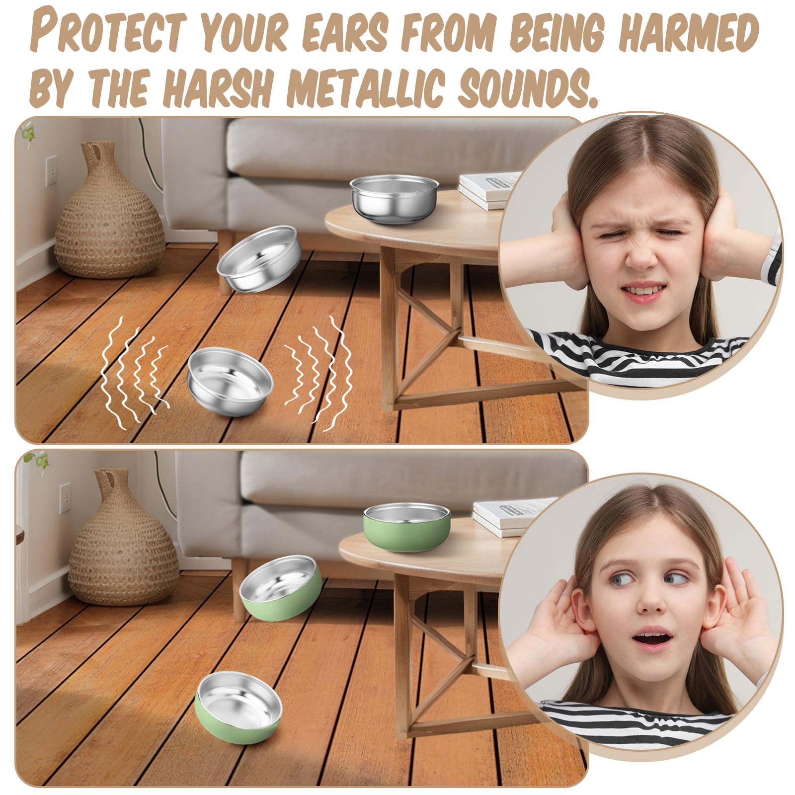 Yinder silicone shells removable from bowls for versatile use